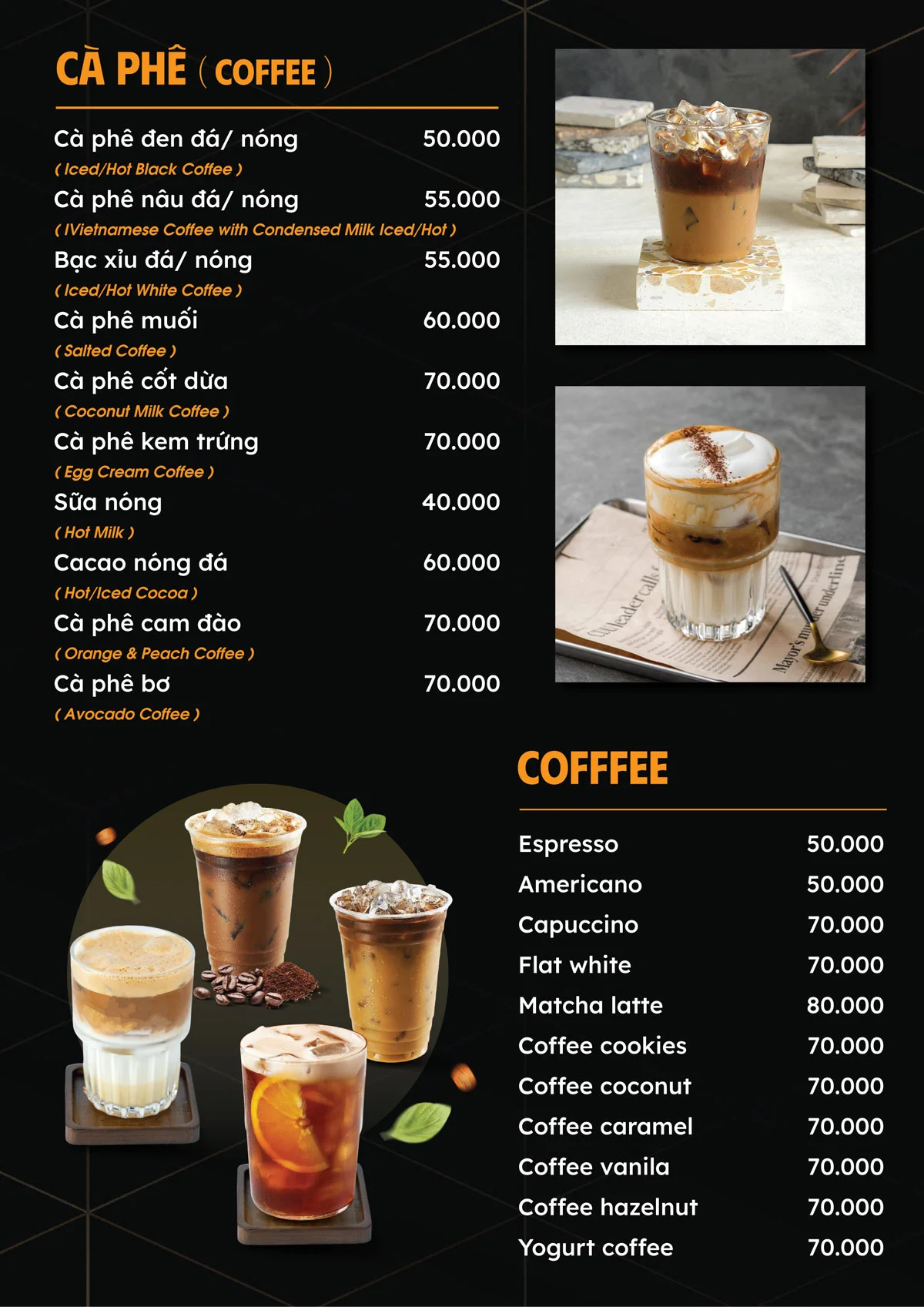 Menu Coffee